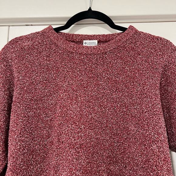 Columbia Women's Red/Maroon Crewneck Long Sleeve‎ Sweater Size Medium - Picture 3 of 8